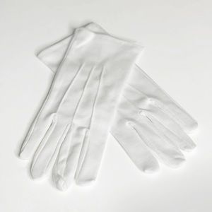 Vintage White Parade Gloves